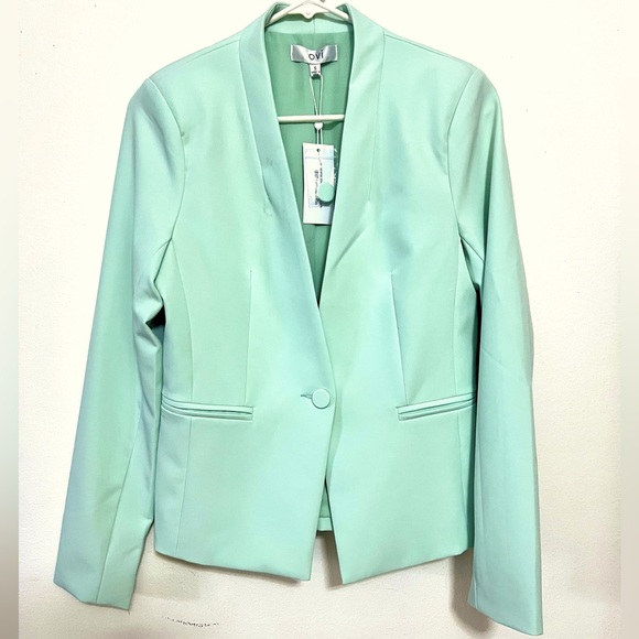Jackets & Coats | Nwt Mint Green Blazer Size Small | Poshmark